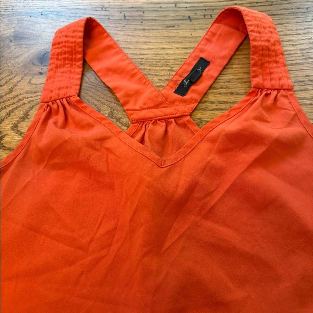Medium Women's Forever 21 Orange Sleeveless Top - Picture 2 of 7